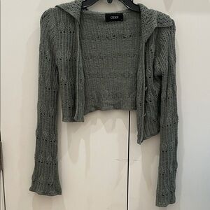 Cider Women's Knit Cardigan in Gray
